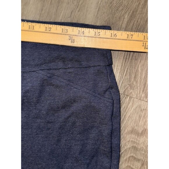 Charter Club Cambridge Slim Pants Size 14 Navy Blue - Picture 8 of 10